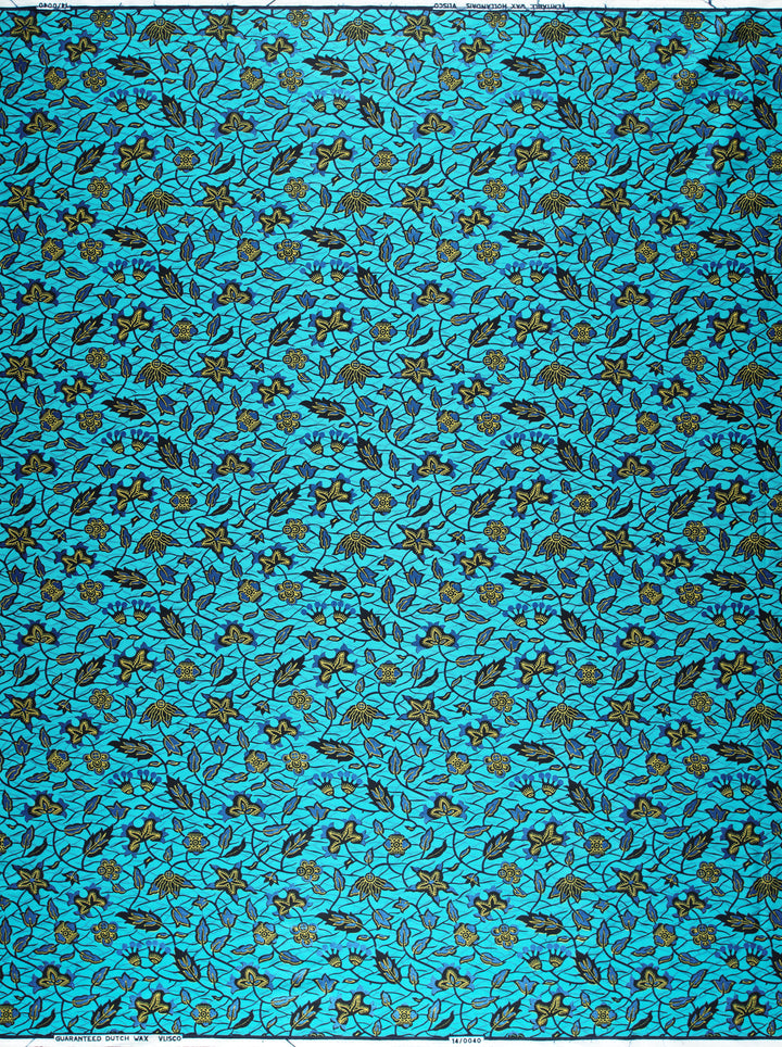 Wax Hollandais | VL00040.194 | Royal Blue Embellished