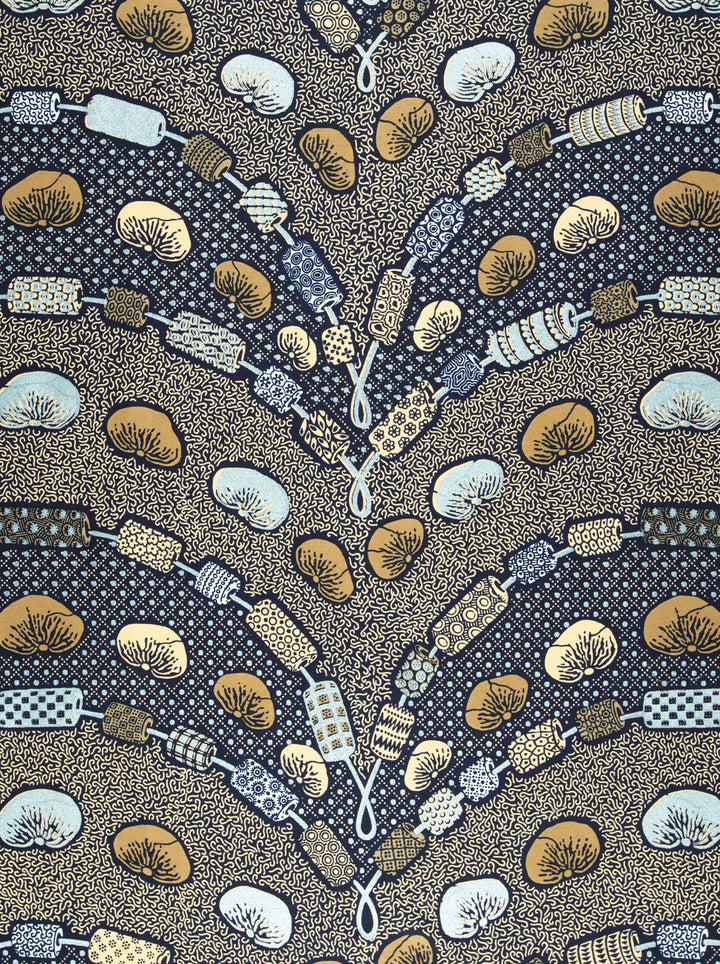 Wax Hollandais | VL00792.290 | Pastel Blue Embellished
