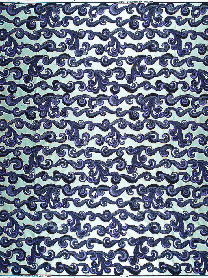 Wax Hollandais | VL01474.096 | Pastel Green Embellished