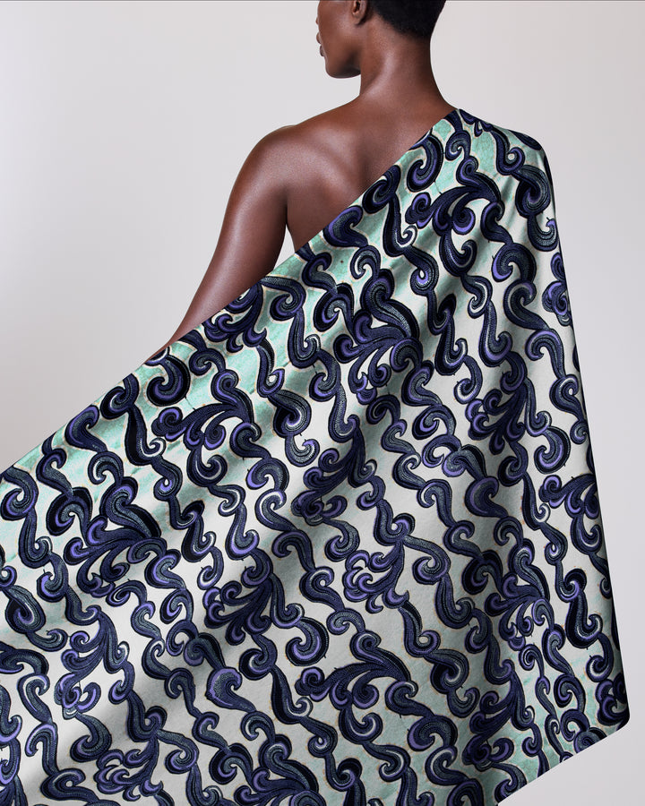 Wax Hollandais | VL01474.096 | Pastel Green Embellished