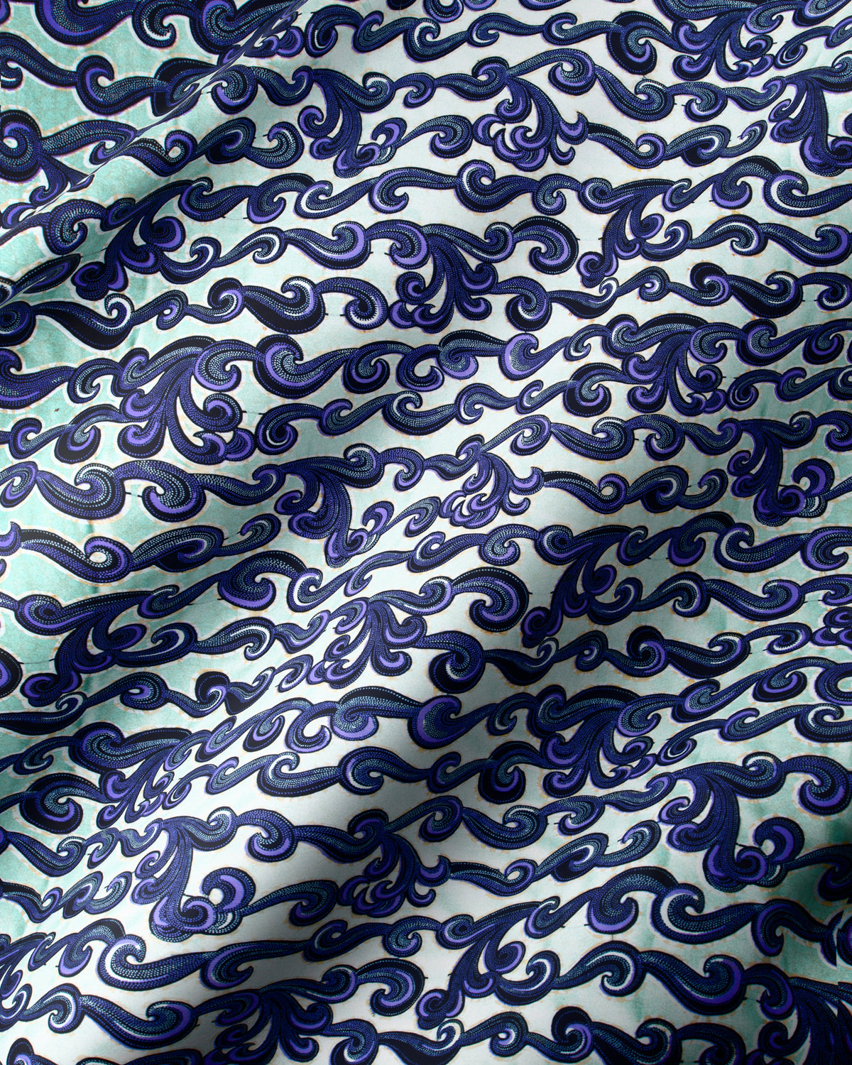 Wax Hollandais | VL01474.096 | Pastel Green Embellished
