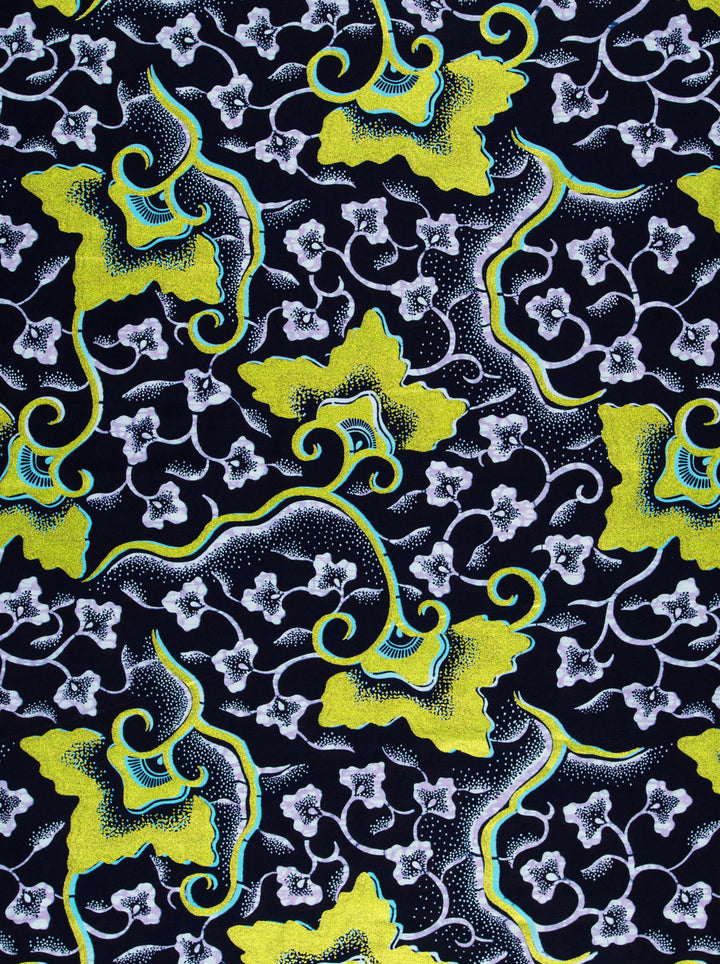Wax Hollandais | VL03096.010 | Lime Green Embellished