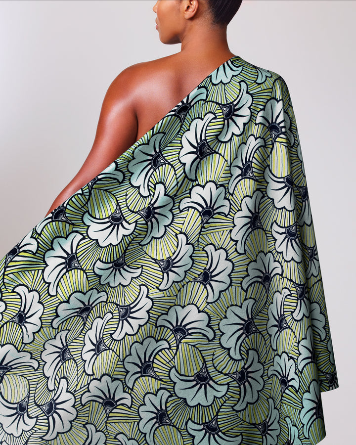 Wax Hollandais | VL03541.327 | Lime Green Embellished