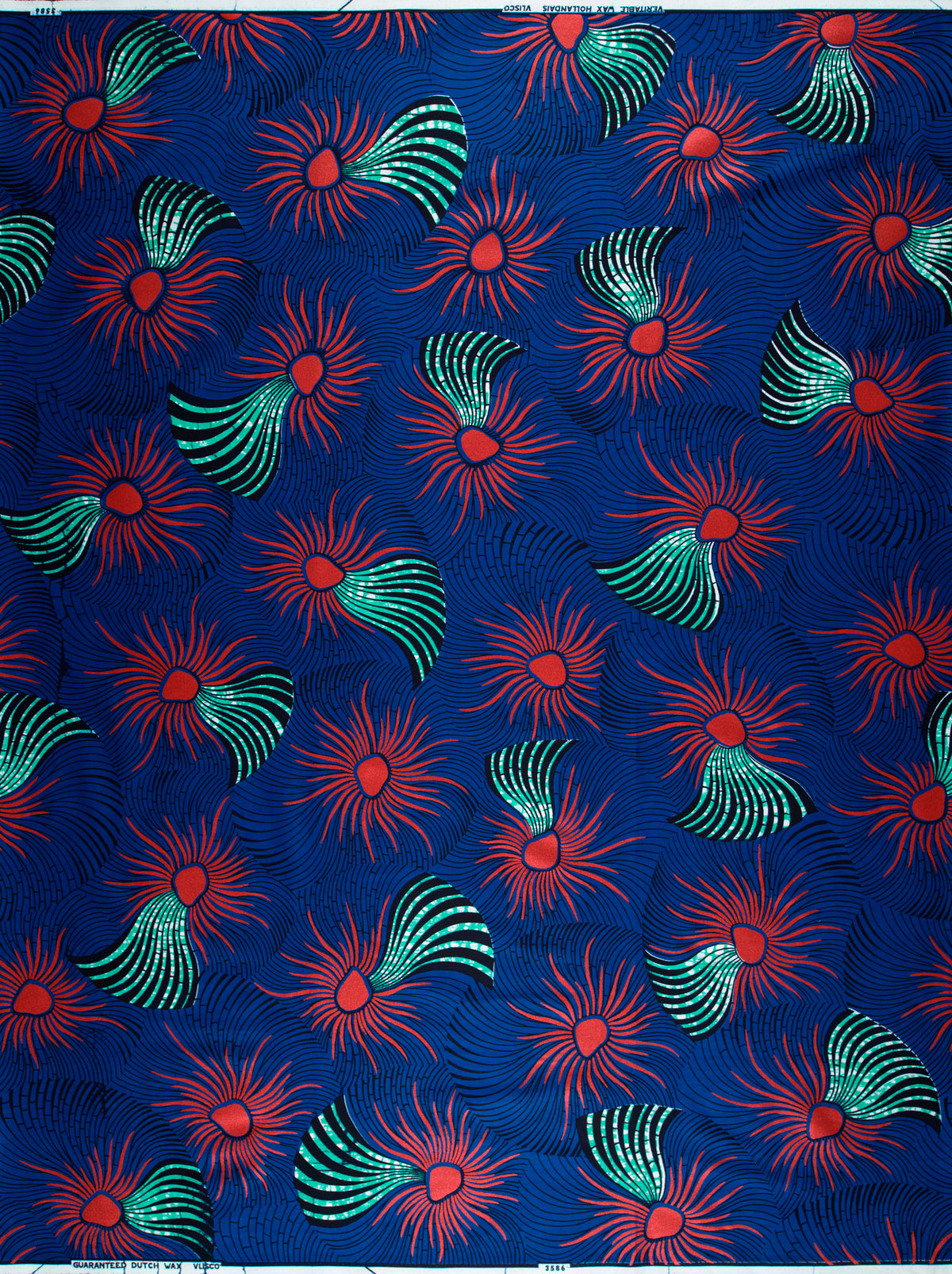 Wax Hollandais | VL03586.122 | Red Embellished