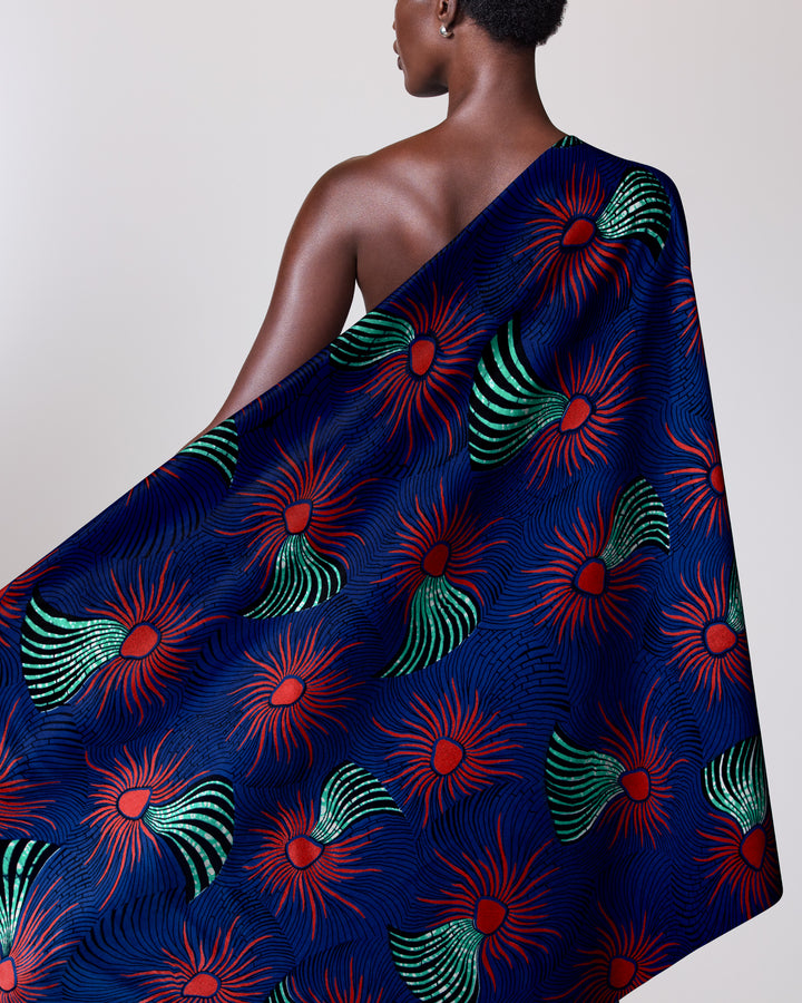 Wax Hollandais | VL03586.122 | Red Embellished