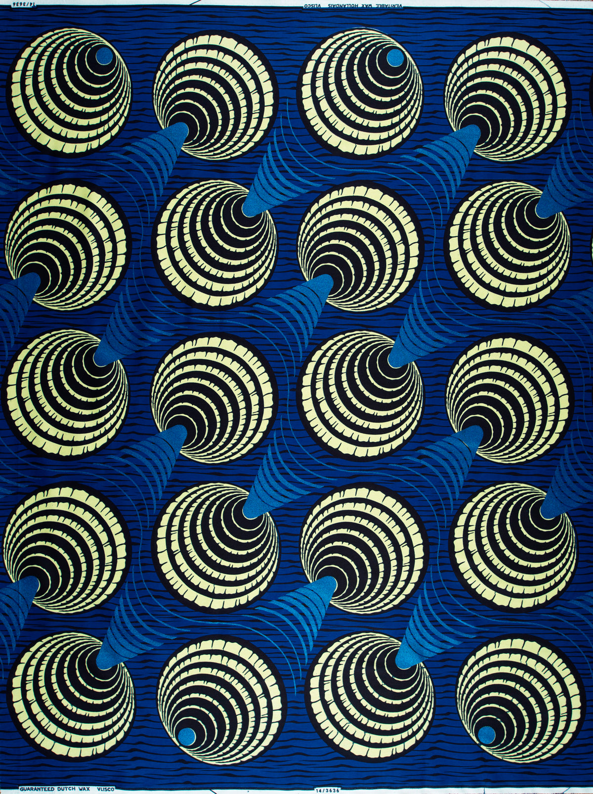 Wax Hollandais | VL03636.194 | Royal Blue Embellished