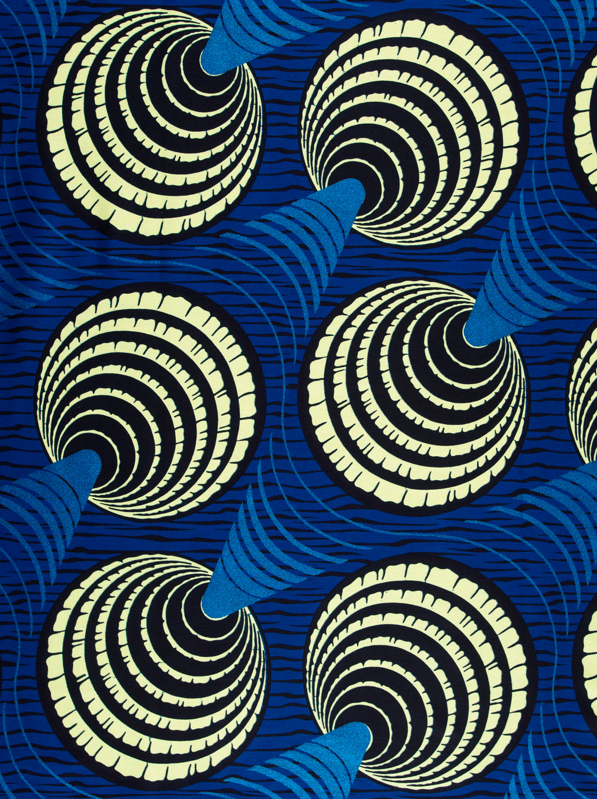 Wax Hollandais | VL03636.194 | Royal Blue Embellished