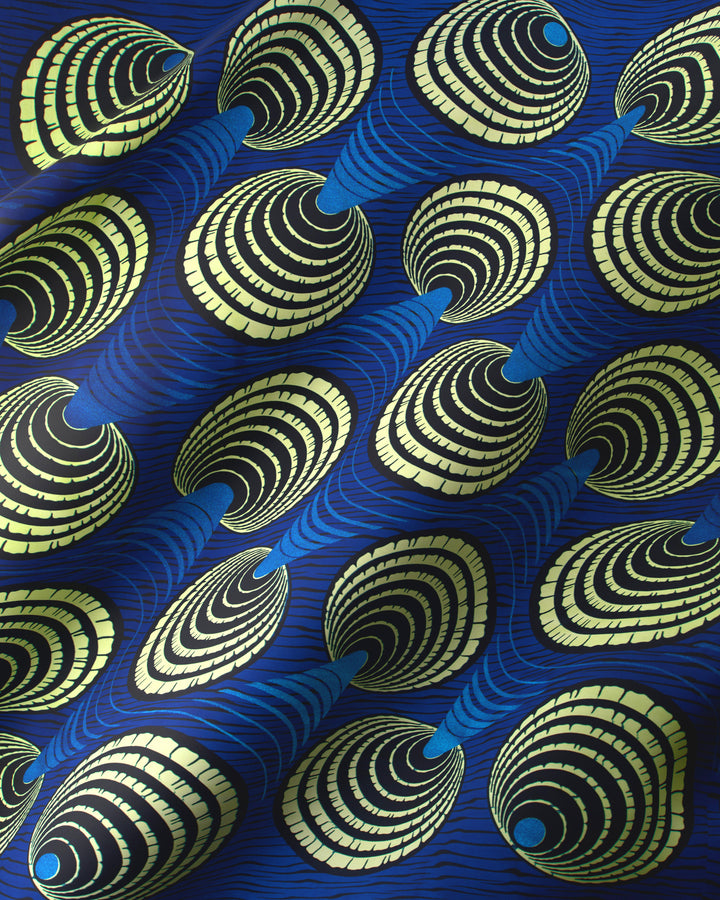 Wax Hollandais | VL03636.194 | Royal Blue Embellished