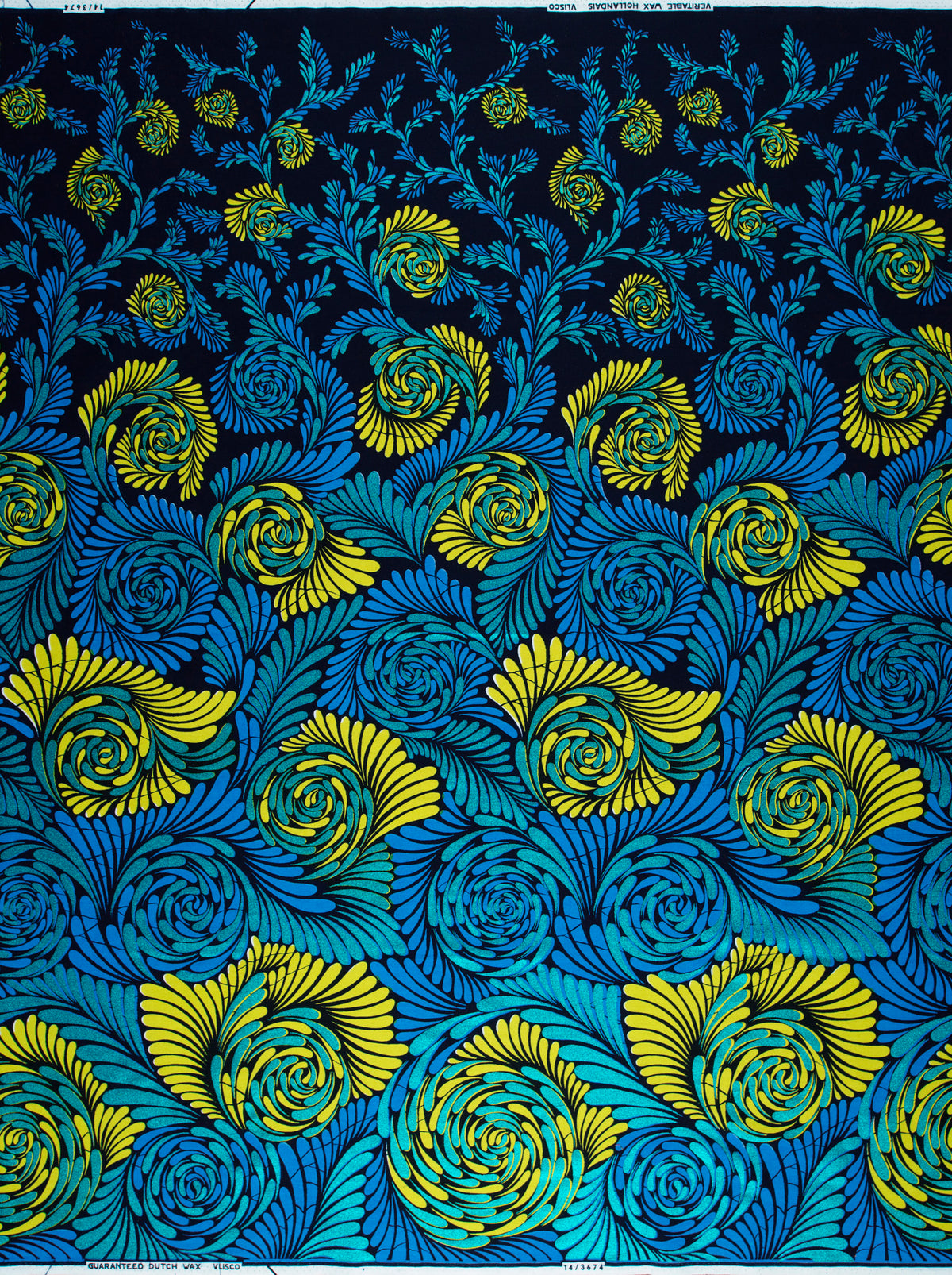 Wax Hollandais | VL03674.011 | Blue Embellished