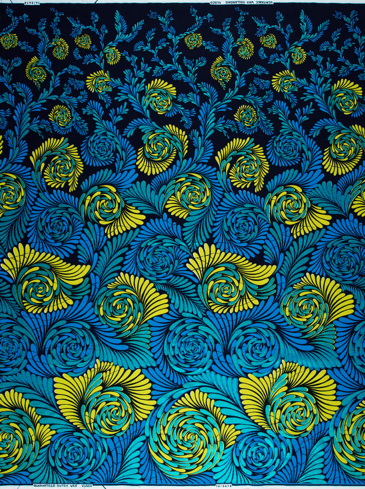 Wax Hollandais | VL03674.011 | Blue Embellished