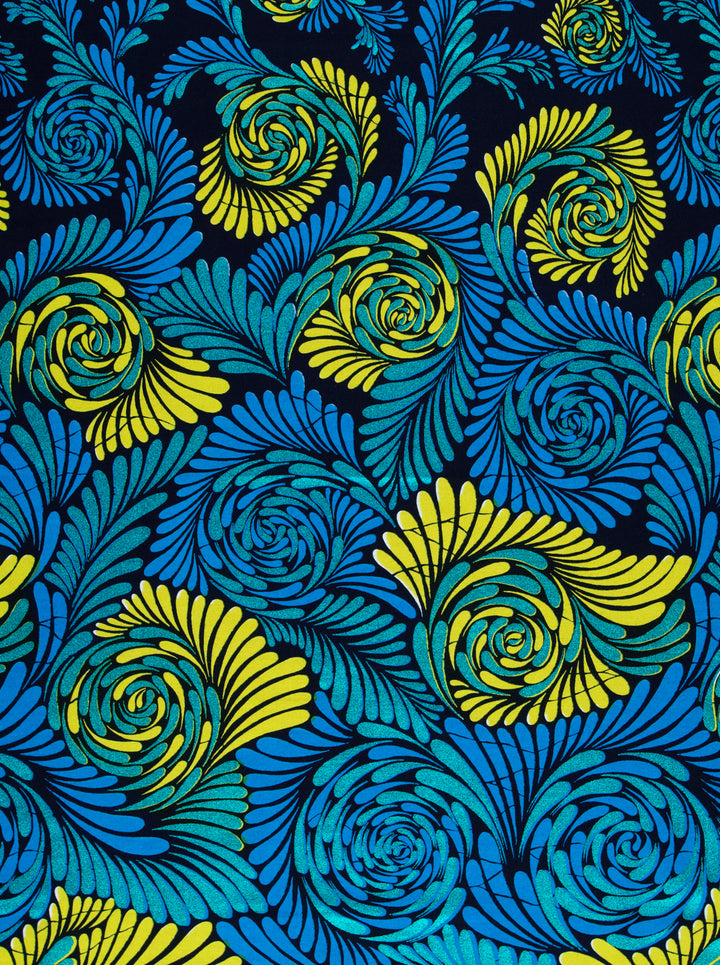 Wax Hollandais | VL03674.011 | Blue Embellished