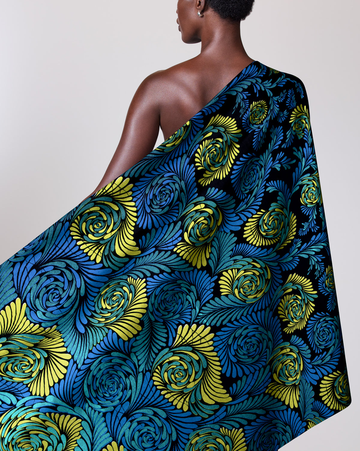 Wax Hollandais | VL03674.011 | Blue Embellished