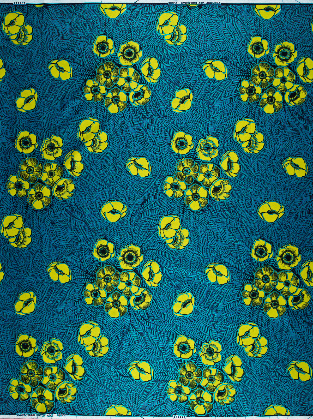 Wax Hollandais | VL08621.018 | Blue Embellished