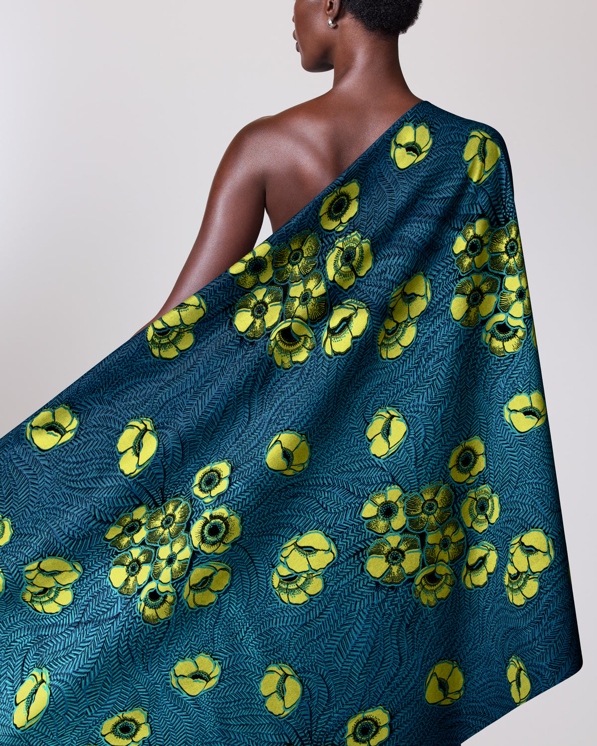 Wax Hollandais | VL08621.018 | Blue Embellished