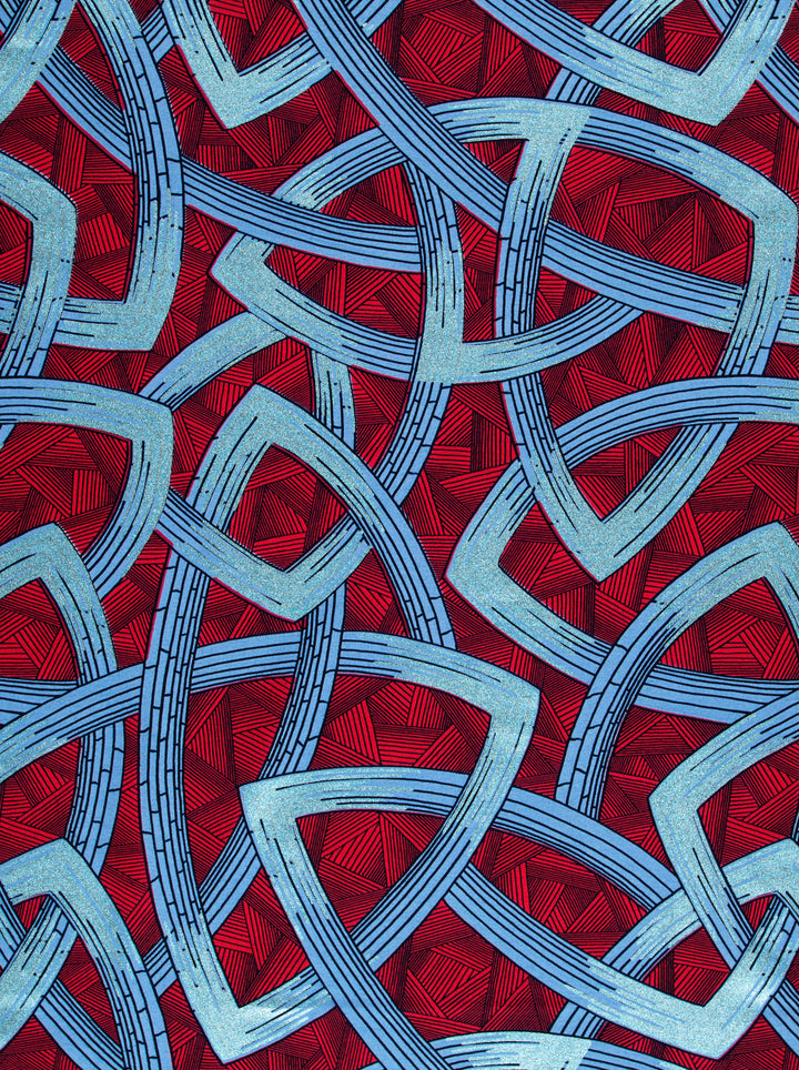 Wax Hollandais | VL08667.012 | Pastel Blue Embellished