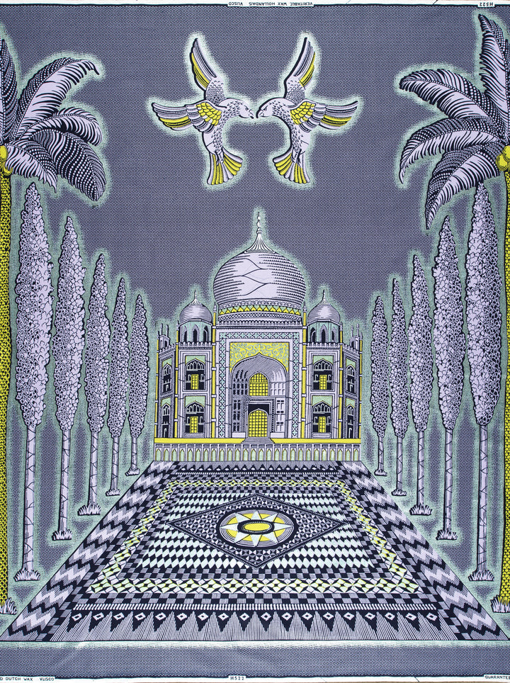 Wax Hollandais | VL0H522.147 | Pastel Green Embellished