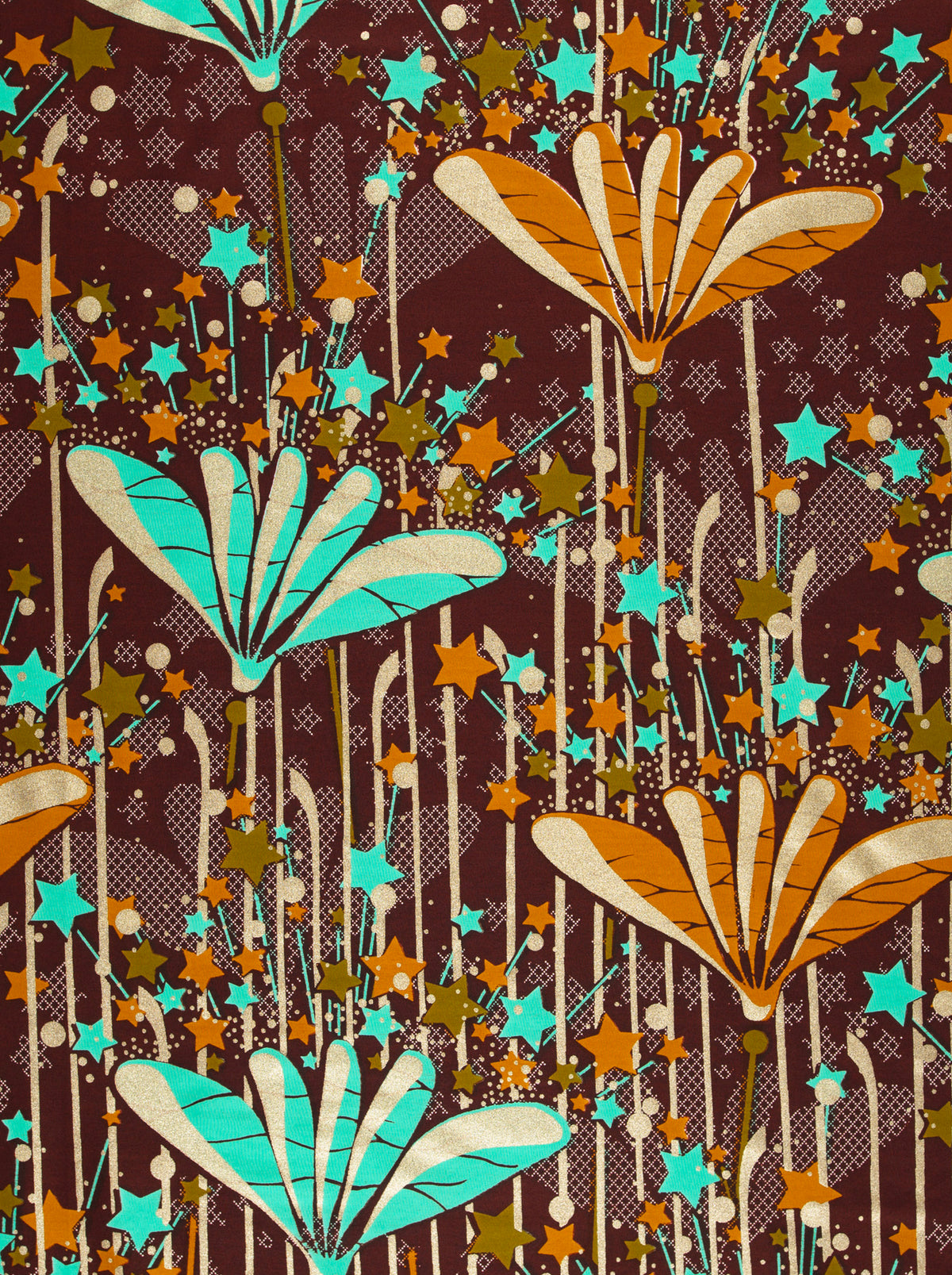 Wax Hollandais | VLA1043.021 | Silver Embellished