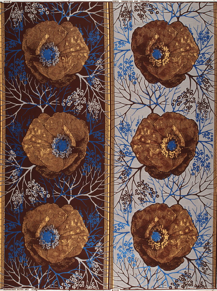 Wax Hollandais | VLA1119.039 | Royal Blue Embellished