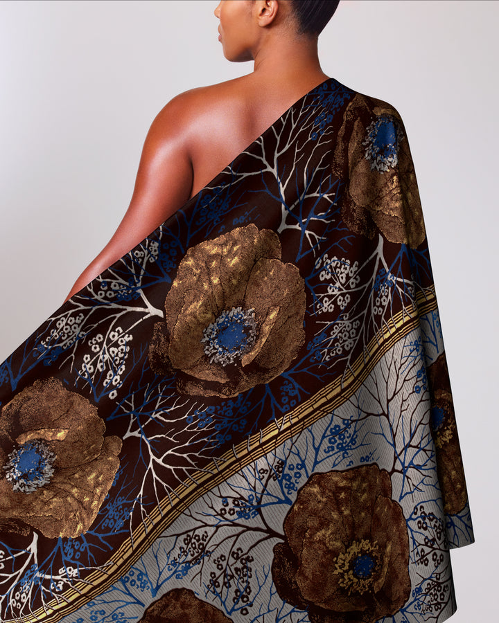 Wax Hollandais | VLA1119.039 | Royal Blue Embellished