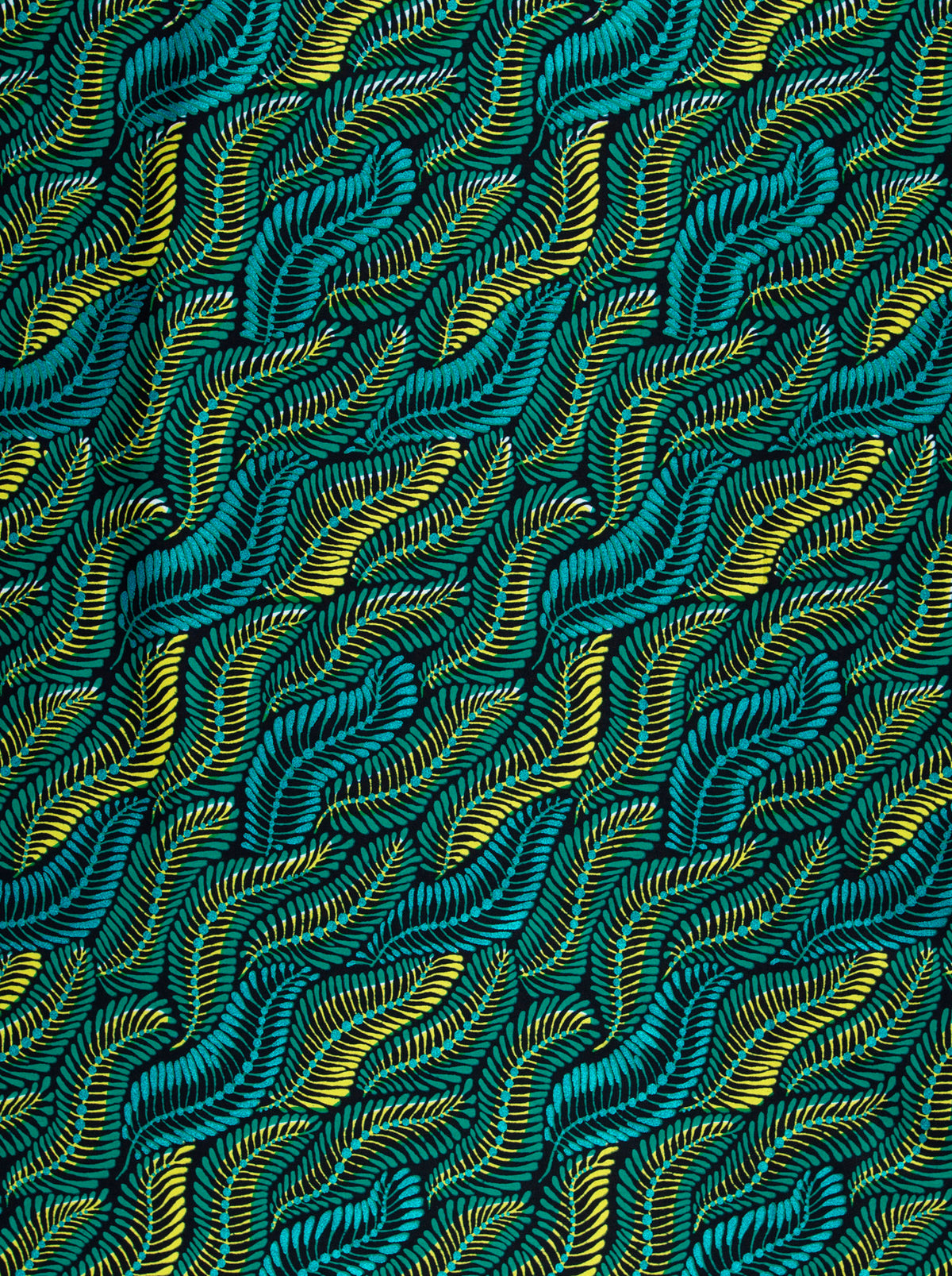 Wax Hollandais | VLA1472.017 | Blue Embellished