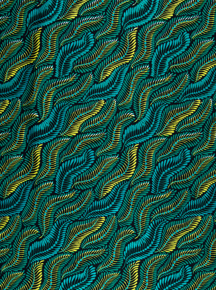 Wax Hollandais | VLA1472.017 | Blue Embellished