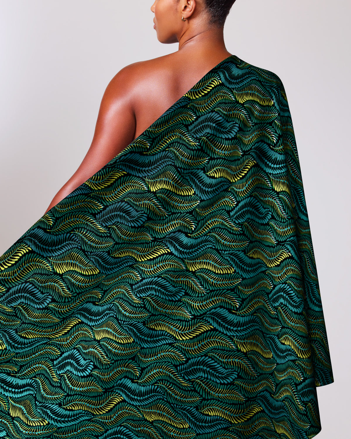 Wax Hollandais | VLA1472.017 | Blue Embellished