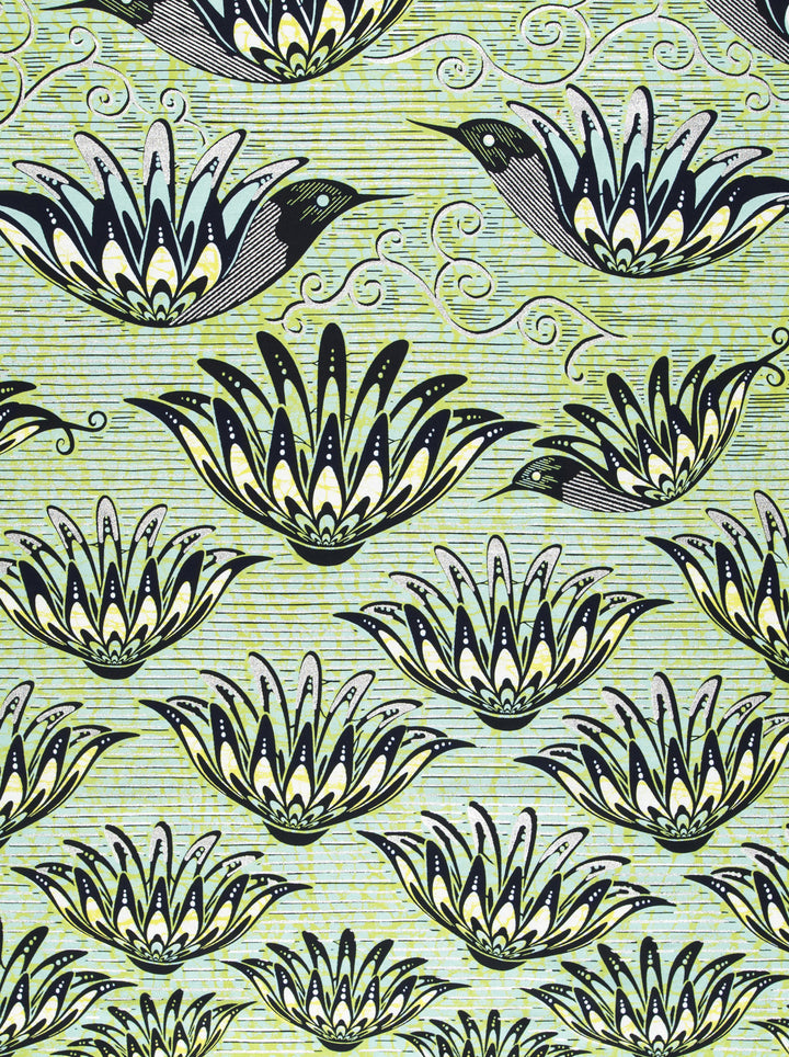 Wax Hollandais | VLA1835.017 | Silver Embellished