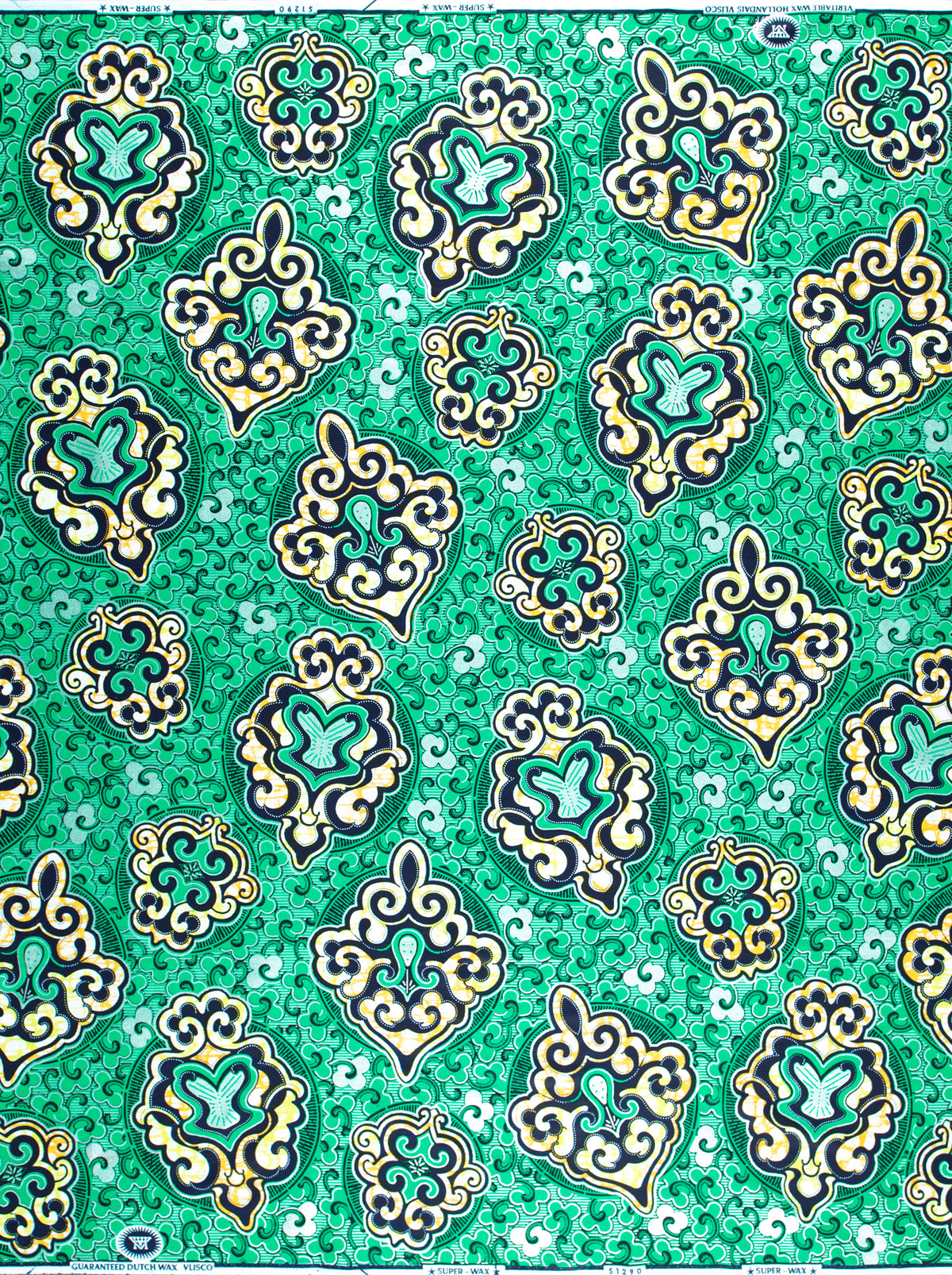 Super-Wax | VLS1290.026 | Pastel Green Embellished
