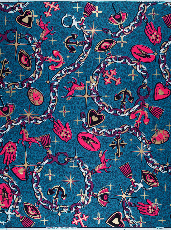Wax Hollandais | VLW0252.014 | Silver Embellished
