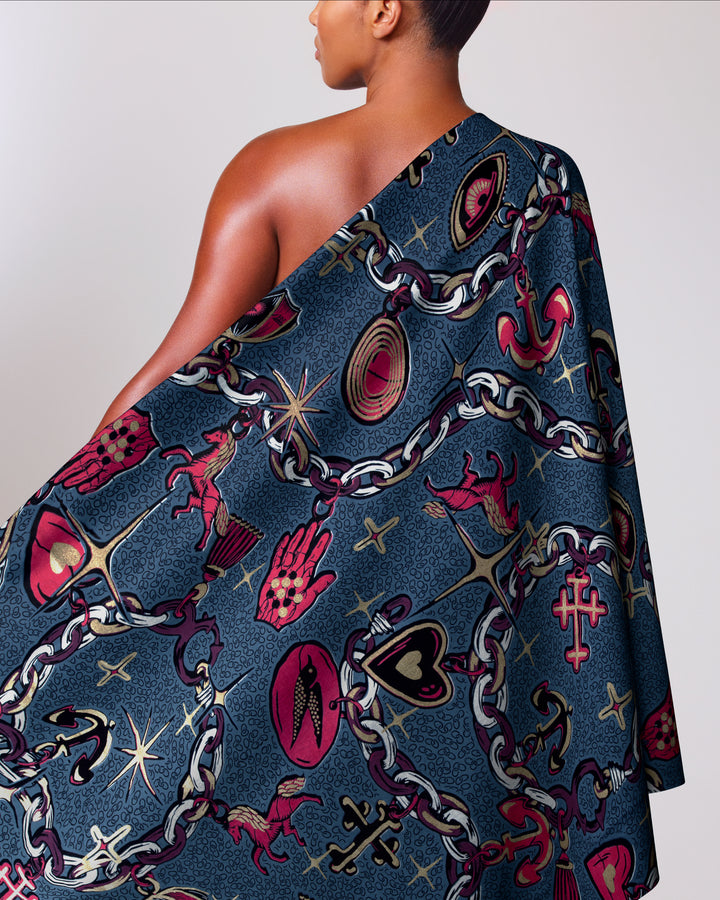 Wax Hollandais | VLW0252.014 | Silver Embellished