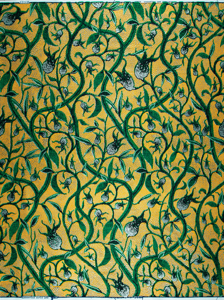 Wax Hollandais | VLW0466.014 | Pastel Green Embellished