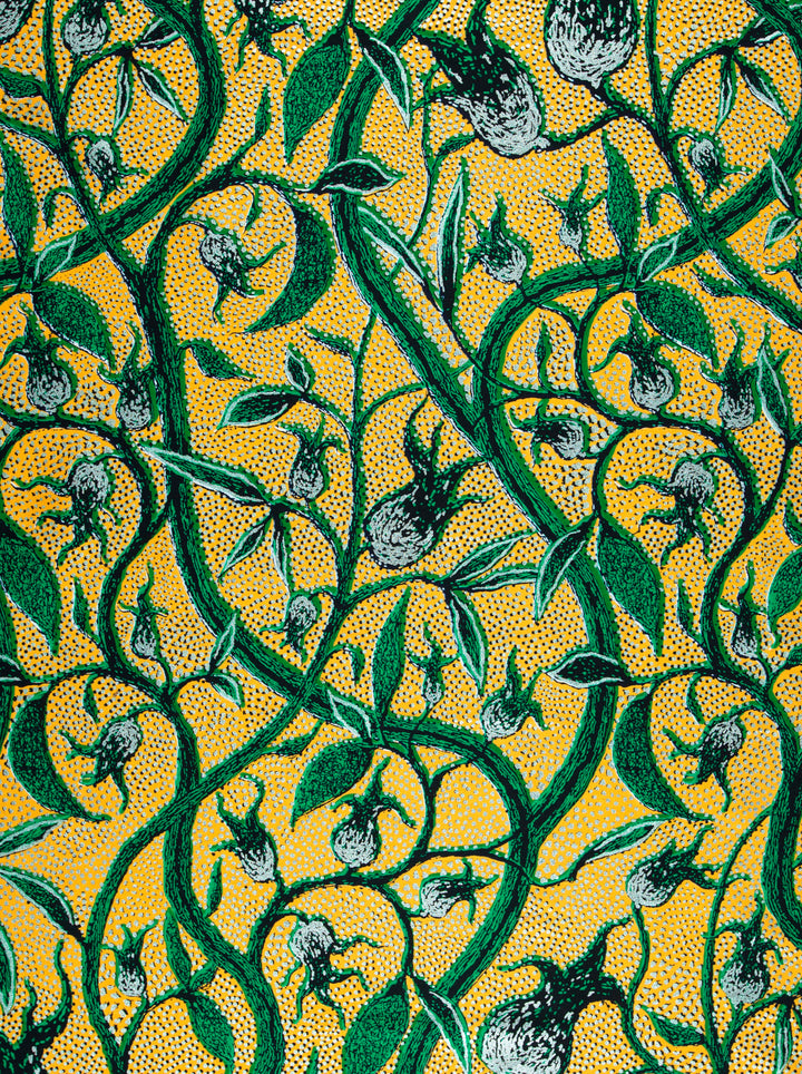 Wax Hollandais | VLW0466.014 | Pastel Green Embellished