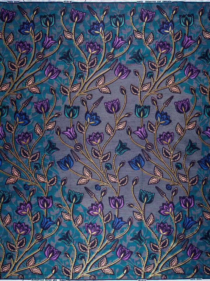Satin Royal | VLW2895.010 | Gold Embellished