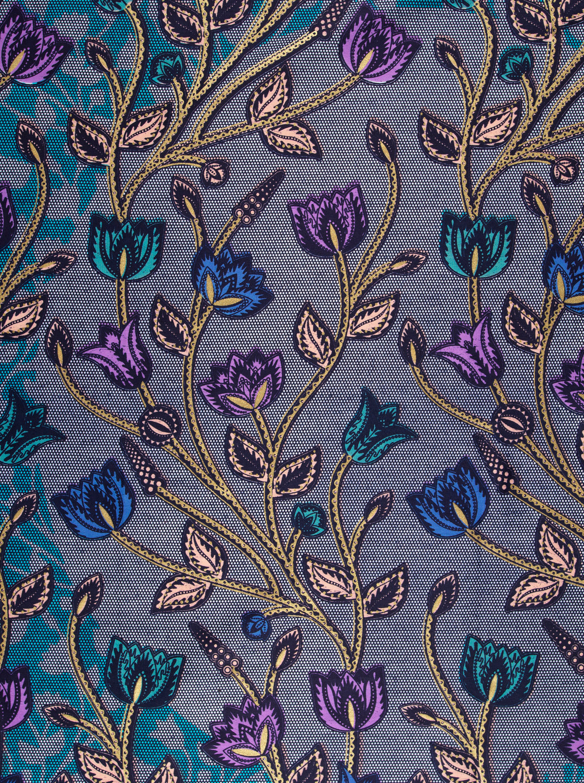 Satin Royal | VLW2895.010 | Gold Embellished