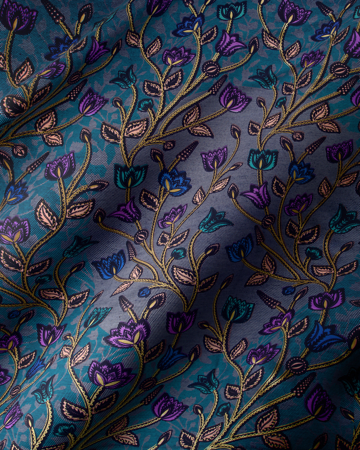 Satin Royal | VLW2895.010 | Gold Embellished