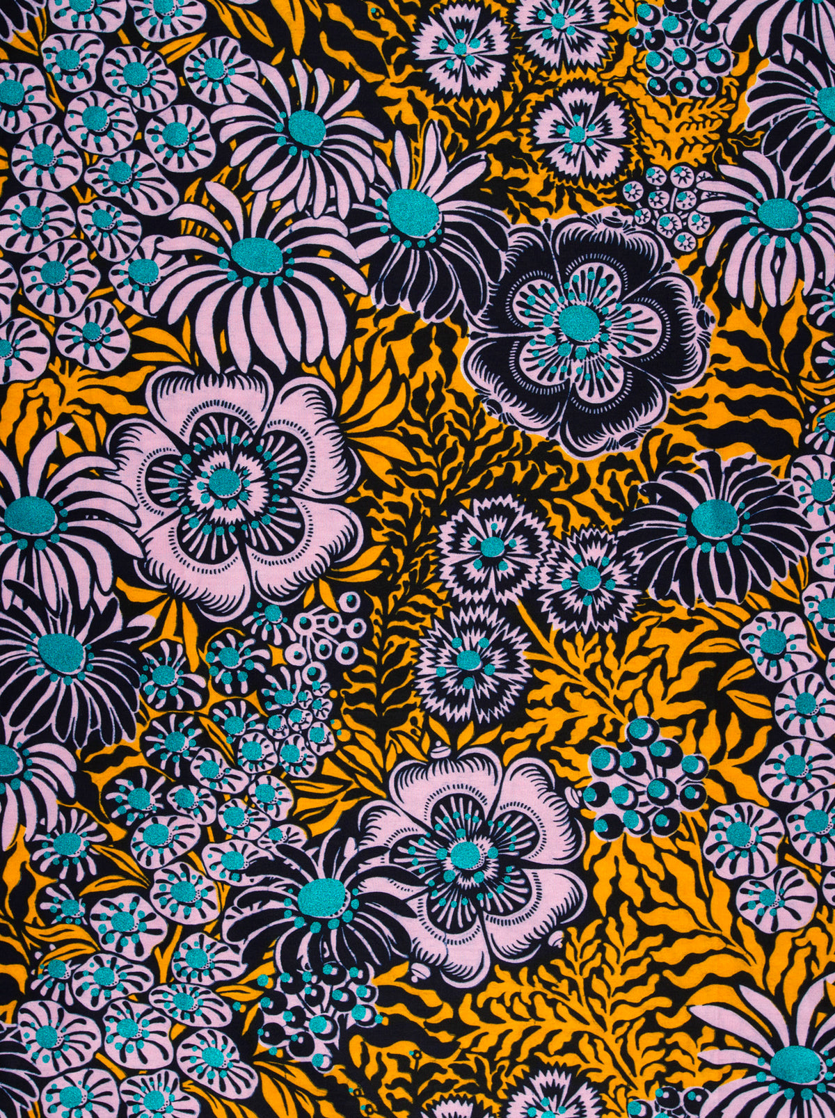 Wax Hollandais | VLW3256.016 | Blue Embellished