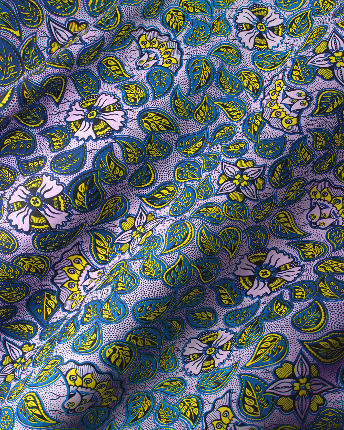 Wax Hollandais | VLW4450.017 | Royal Blue Embellished