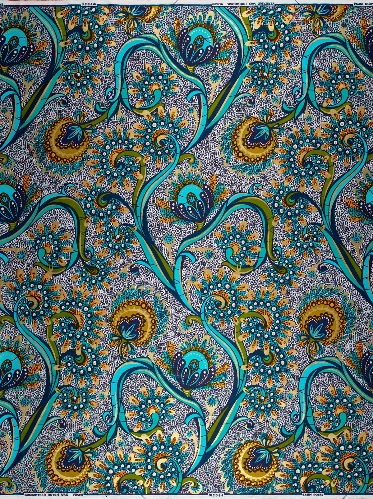 Satin Royal | VLW7064.001 | Gold Embellished