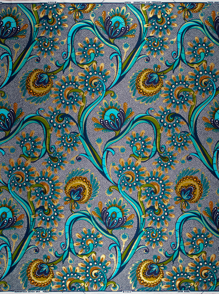 Satin Royal | VLW7064.001 | Gold Embellished