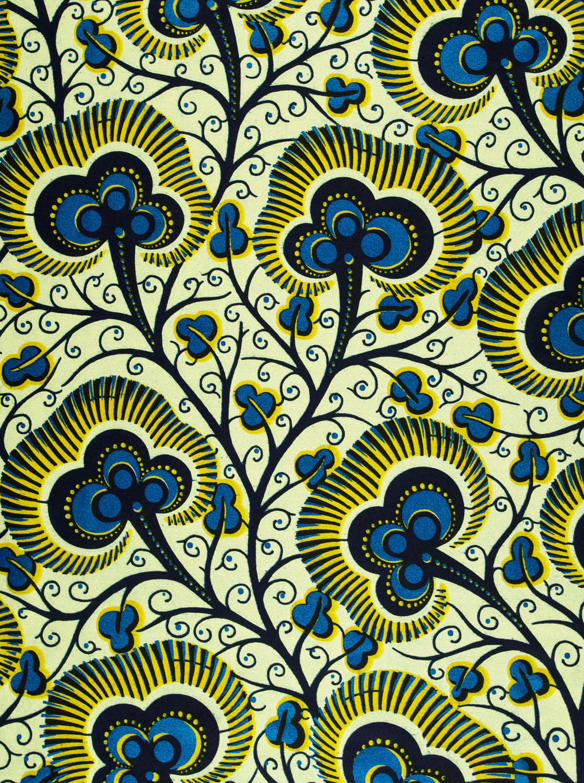 Wax Hollandais | VLW7374.013 | Royal Blue Embellished