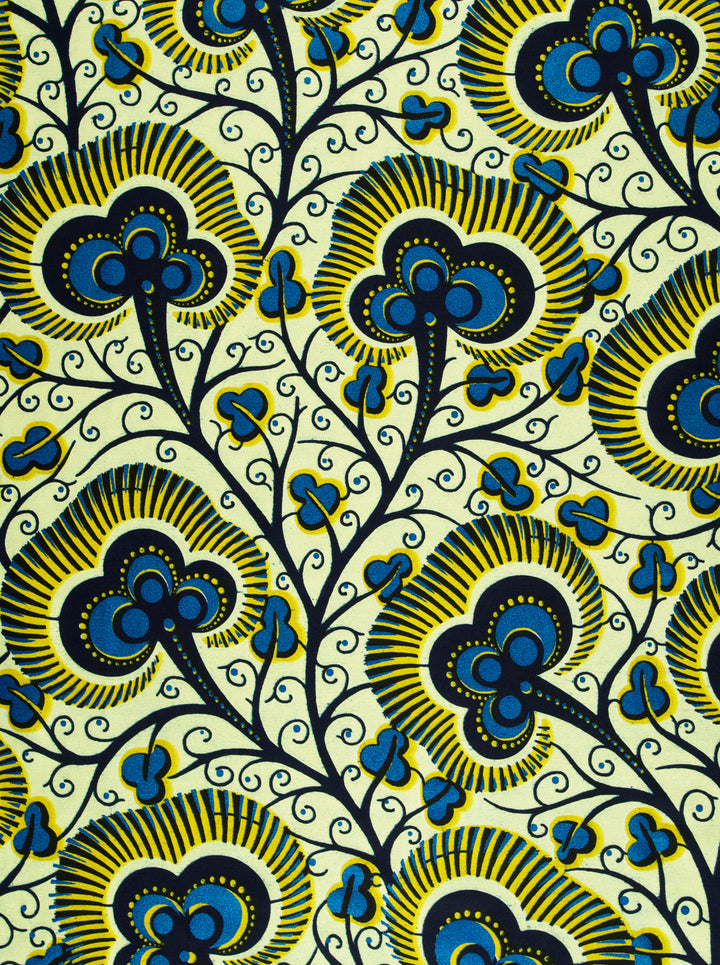 Wax Hollandais | VLW7374.013 | Royal Blue Embellished