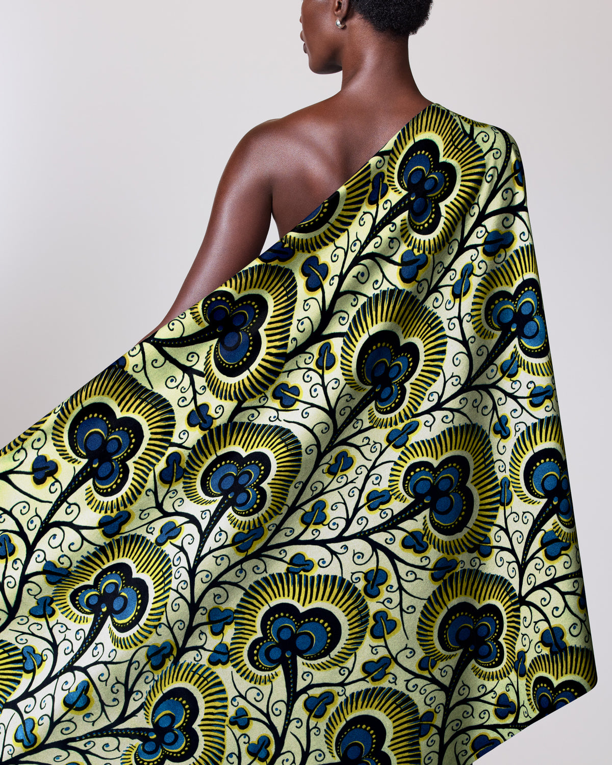 Wax Hollandais | VLW7374.013 | Royal Blue Embellished