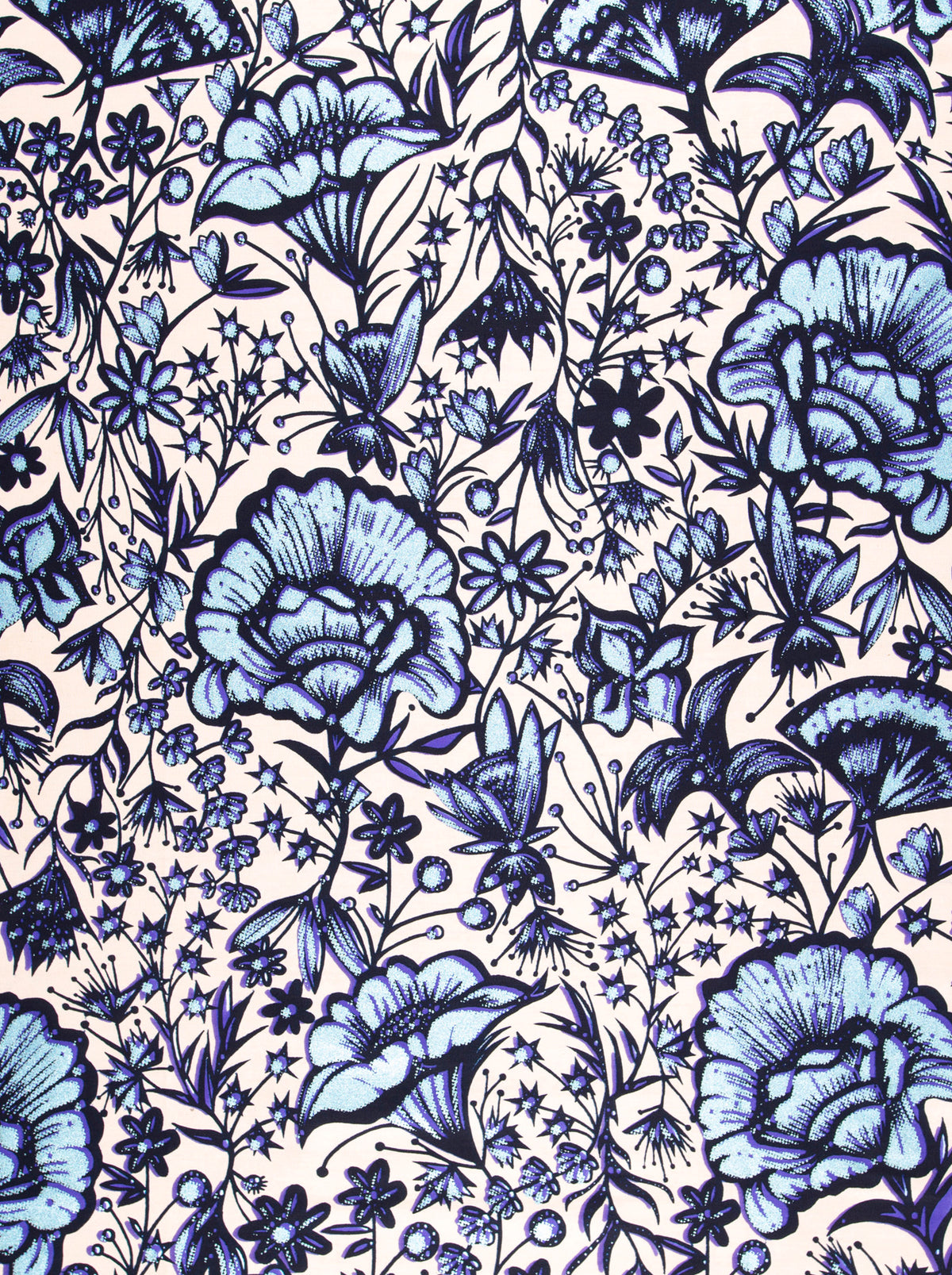 Wax Hollandais | VLW9422.019 | Pastel Blue Embellished