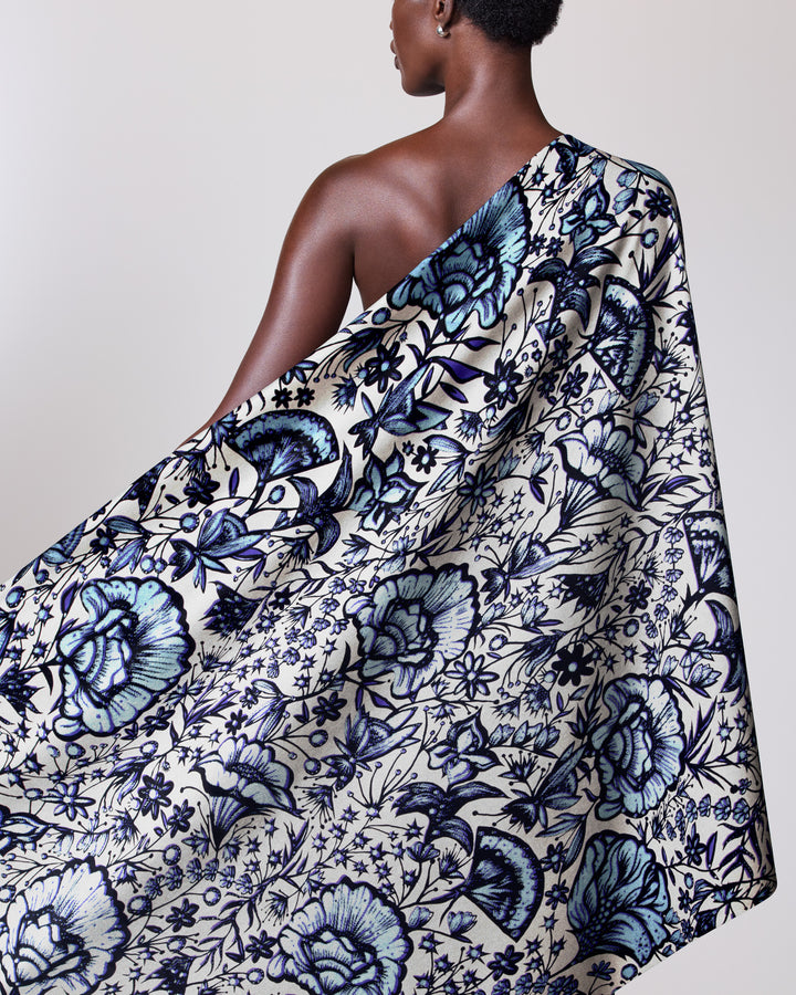Wax Hollandais | VLW9422.019 | Pastel Blue Embellished